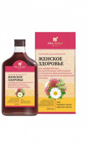 Алтайский медовый бальзам ЖЕНСКОЕ ЗДОРОВЬЕ 250 мл