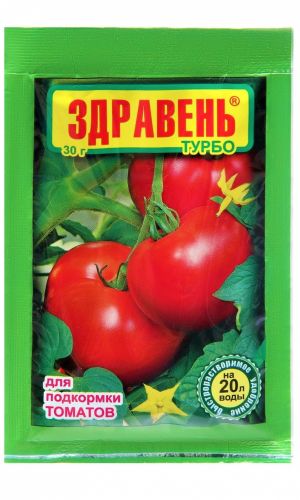 ЗДРАВЕНЬ ТУРБО для ТОМАТОВ И ПЕРЦЕВ 30 г