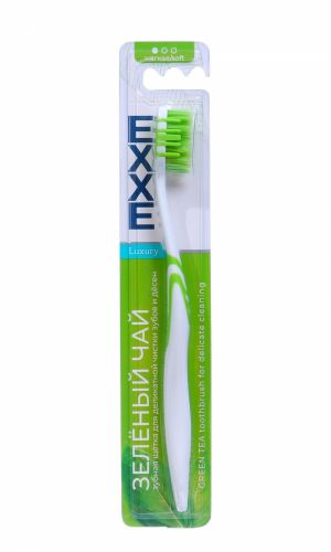Зубная щётка EXXE LUXURY ЗЕЛЁНЫЙ ЧАЙ